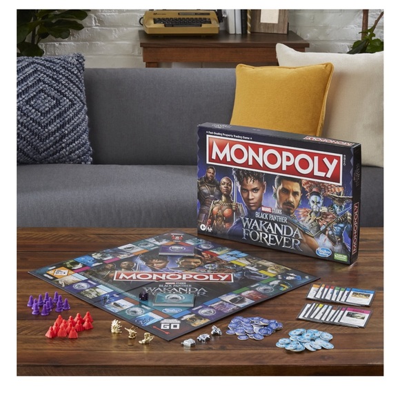 Monopoly: Marvel Studios' Black Panther: Wakanda Forever Edition Board Game - Picture 7 of 12